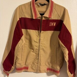 Vintage rare champion brand Tan and Red Men's Jacket